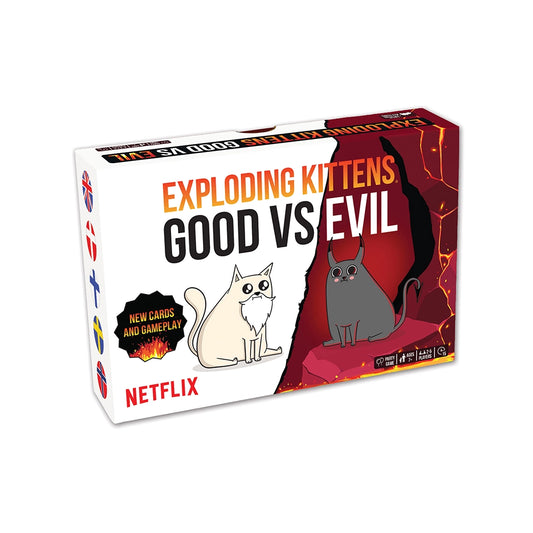 Exploding Kittens Good vs Evil - Kortspil - 2-5 Spillere - Fra 7 År