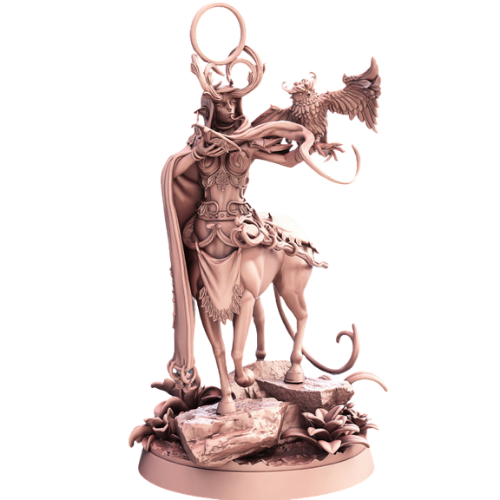 Dungeons & Dragons - STL Miniatures - Centaur with owl