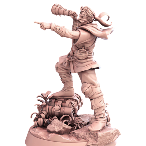 Dungeons & Dragons - STL Miniatures - Explorer with monocular