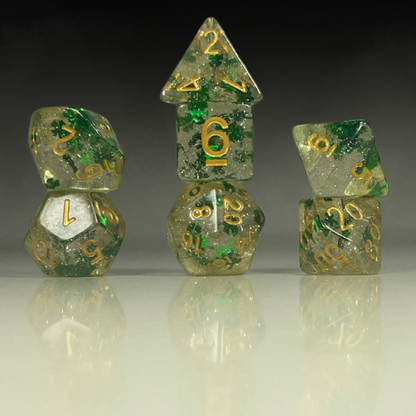 Sun Forge - RPG Dice Set - Star Forest Paillette (7stk)