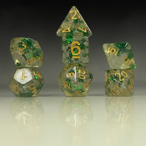 Sun Forge - RPG Dice Set - Star Forest Paillette (7stk)