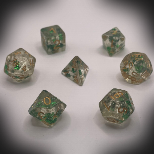 Sun Forge - RPG Dice Set - Star Forest Paillette (7stk)