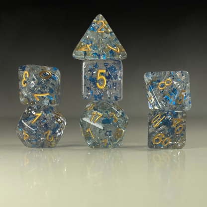 Sun Forge - RPG Dice Set - Blizzard Paillette (7stk)