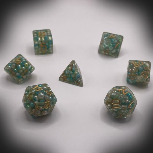 Sun Forge - RPG Dice Set - Classic Capsphere (7stk)