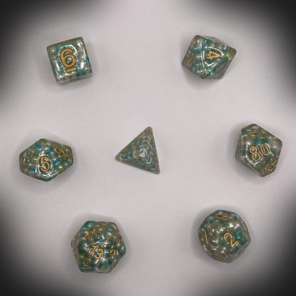 Sun Forge - RPG Dice Set - Classic Capsphere (7stk)