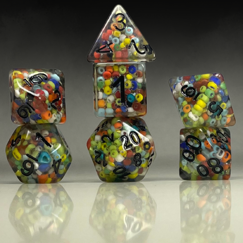 Sun Forge - RPG Dice Set - Entropic Capsphere (7stk)