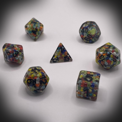 Sun Forge - RPG Dice Set - Entropic Capsphere (7stk)