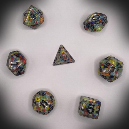 Sun Forge - RPG Dice Set - Entropic Capsphere (7stk)