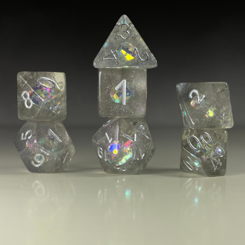 Sun Forge - RPG Dice Set - Sky Diamond (7stk)