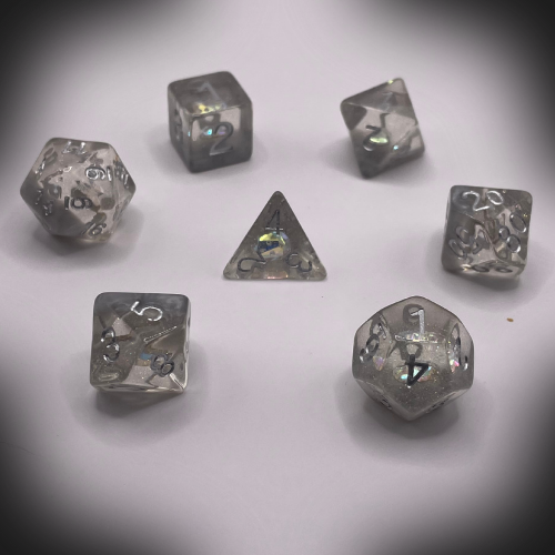 Sun Forge - RPG Dice Set - Sky Diamond (7stk)