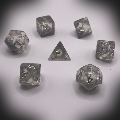 Sun Forge - RPG Dice Set - Sky Diamond (7stk)