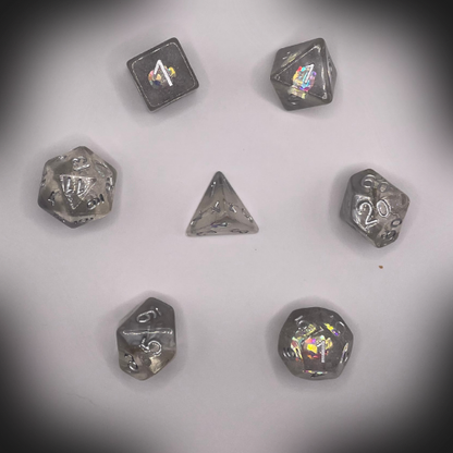 Sun Forge - RPG Dice Set - Sky Diamond (7stk)