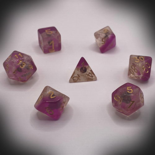 Sun Forge - RPG Dice Set - Sinister Globe (7stk)