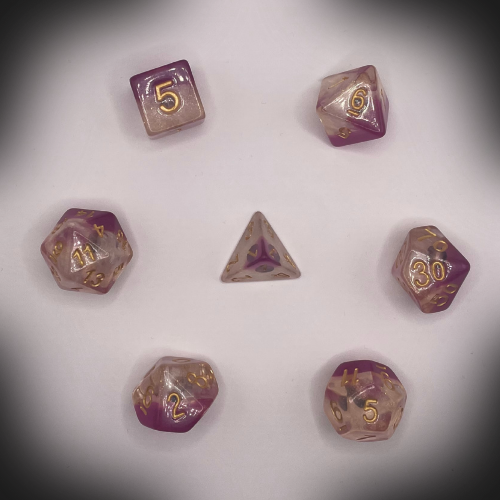 Sun Forge - RPG Dice Set - Sinister Globe (7stk)