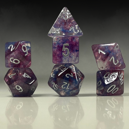 Sun Forge - RPG Dice Set - Void Star Cotton (7stk)