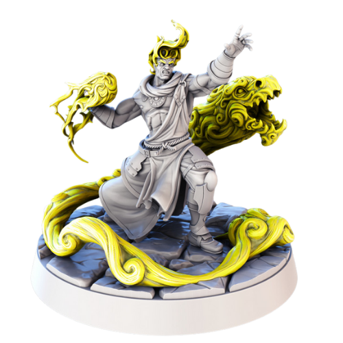Dungeons & Dragons - STL Miniatures - Genasi A