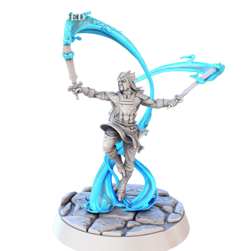 Dungeons & Dragons - STL Miniatures - Genasi E