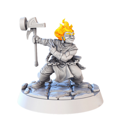 Dungeons & Dragons - STL Miniatures - Genasi G