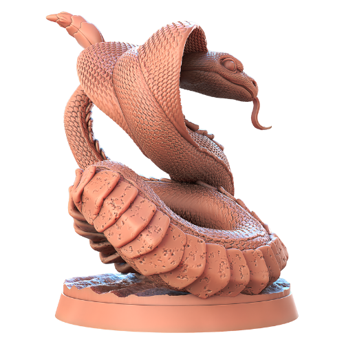 Dungeons & Dragons - STL Miniatures - Giant Snakes (2 miniatures)