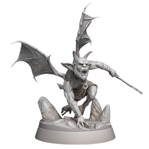 Dungeons & Dragons - STL Miniatures - Imp with sword
