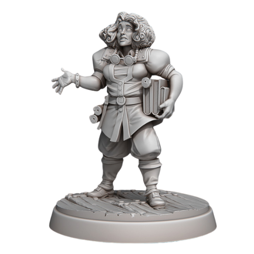 Dungeons & Dragons - STL Miniatures - Female Librarian