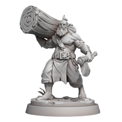 Dungeons & Dragons - STL Miniatures - Orc Male Lumberjack