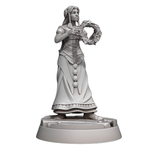Dungeons & Dragons - STL Miniatures - Noble Female Judge