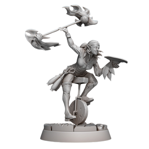 Dungeons & Dragons - STL Miniatures - Female Performance Artist