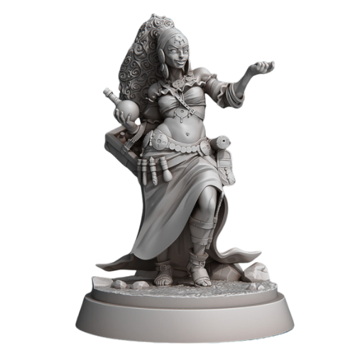 Dungeons & Dragons - STL Miniatures - Female Luxury Vendor