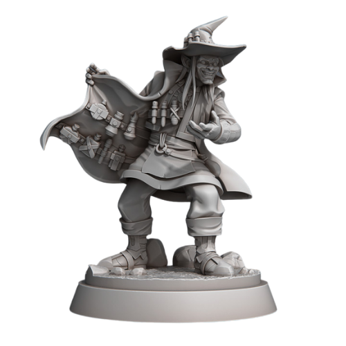 Dungeons & Dragons - STL Miniatures - Sketchy Male Vendor