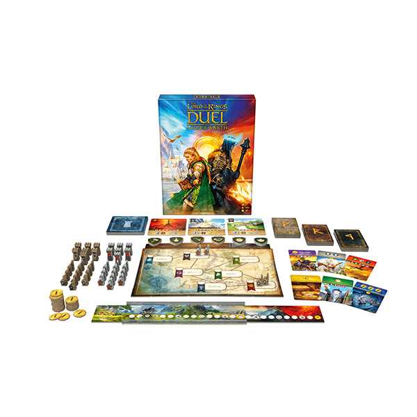 Lord of the Rings: Duel for Middelearth - Strategispil - 2 Spillere - Fra 10 År (ENG)
