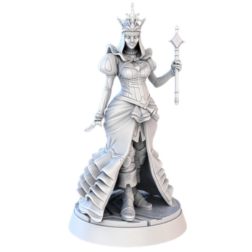 Dungeons & Dragons - STL Miniatures - Royal Court Evil Queen