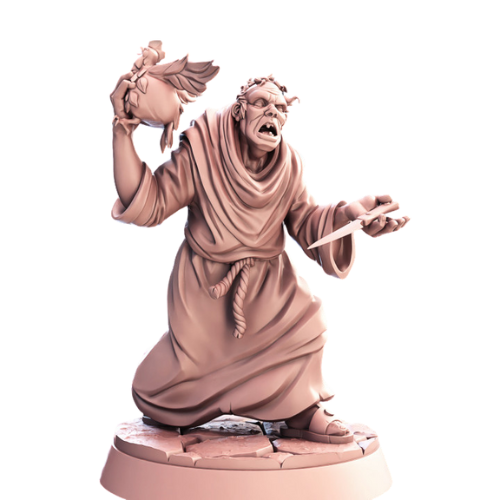 Dungeons & Dragons - STL Miniatures - Abbey Monk Salvatore