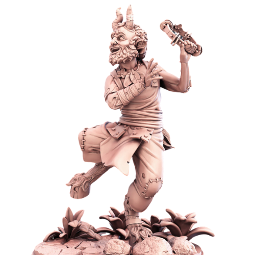 Dungeons & Dragons - STL Miniatures - Satyr dancing