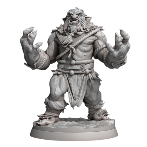 Dungeons & Dragons - STL Miniatures - Show Troll Roaring