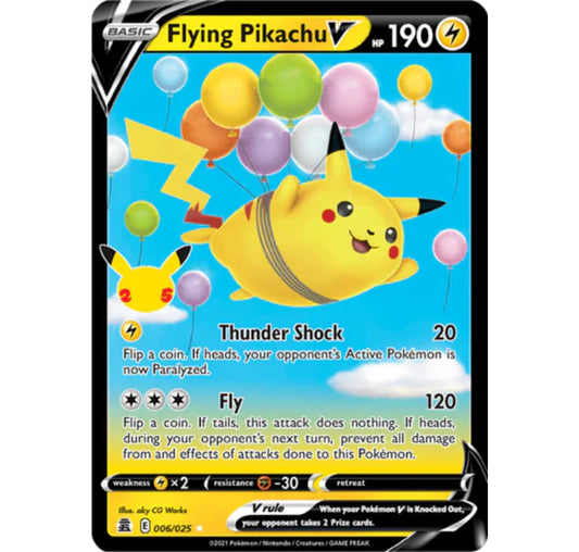 Pokémon Enkeltkort - Flying Pikachu V 006