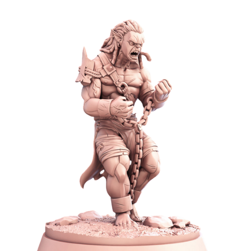 Dungeons & Dragons - STL Miniatures - Orc Slave