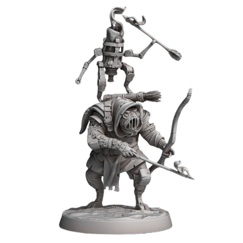 Dungeons & Dragons - STL Miniatures - Small Construct with bow