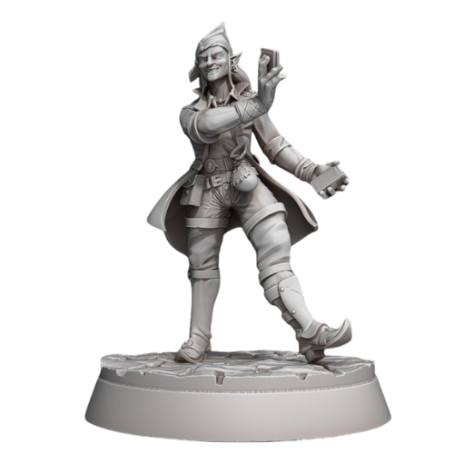 Dungeons & Dragons - STL Miniatures - Street Gambler
