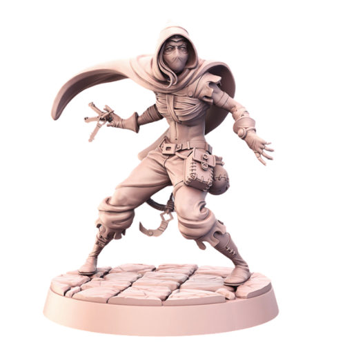 Dungeons & Dragons - STL Miniatures - Human Female Thief