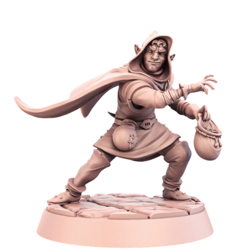 Dungeons & Dragons - STL Miniatures - Halfling Thief