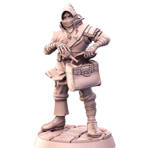 Dungeons & Dragons - STL Miniatures - Human Male Thief