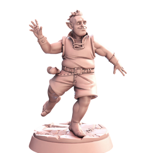 Dungeons & Dragons - STL Miniatures - Townsfolk Orc Boy