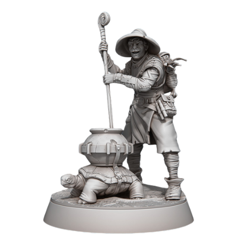 Dungeons & Dragons - STL Miniatures - Human Male Toxic Vendor