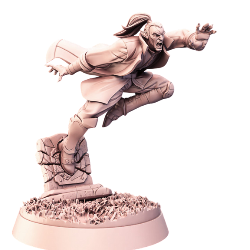 Dungeons & Dragons - STL Miniatures - Vampire Underling Dashing