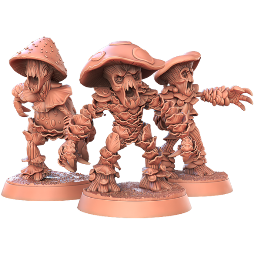Dungeons & Dragons - STL Miniatures - Violent Fungus Set (3 Miniatures)