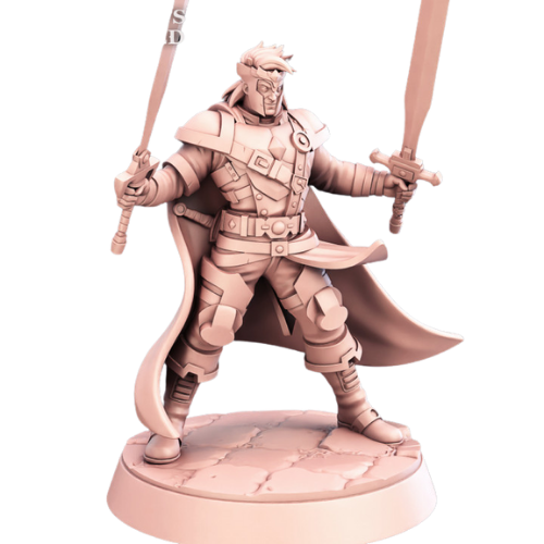 Dungeons & Dragons - STL Miniatures - Human Male Warrior