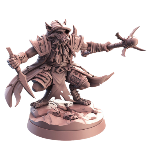 Dungeons & Dragons - STL Miniatures - Werewolf Shaman