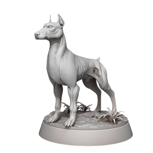 Dungeons & Dragons - STL Miniatures - Wild Dog Standing