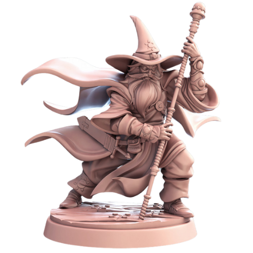 Dungeons & Dragons - STL Miniatures - The Wizard